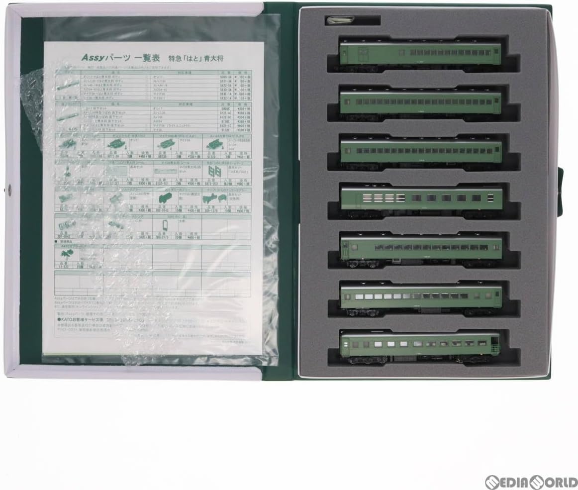 RWM](再販)10-234 特急「はと」青大将 7両基本セット(動力無し)